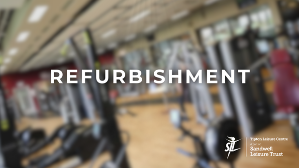Tipton Leisure Centre gym and studio refurbishment on the way!