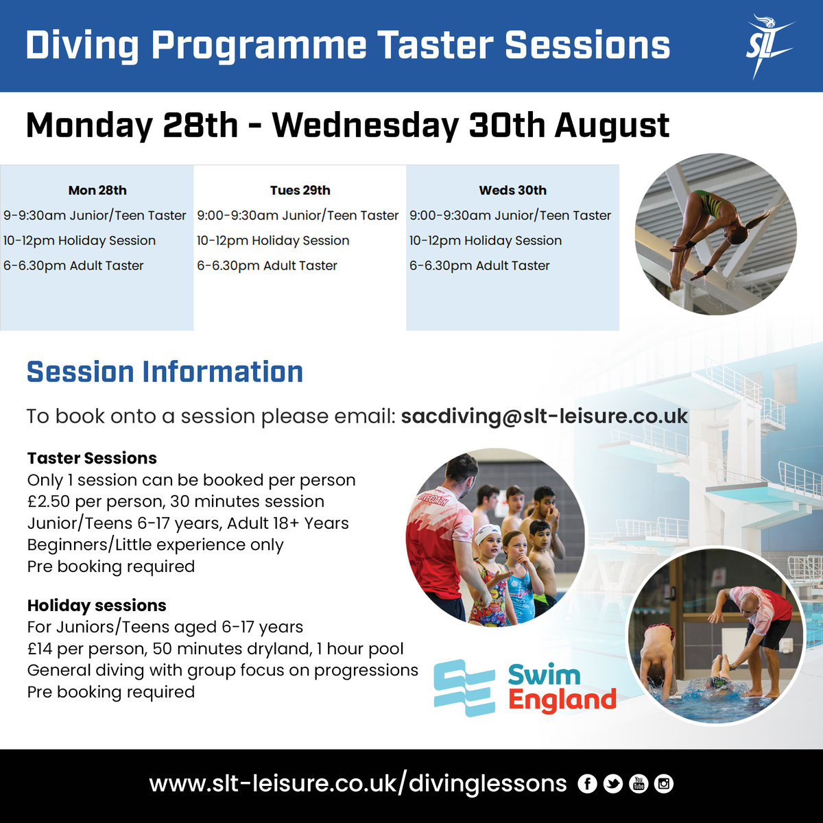 Learn to dive with SLT